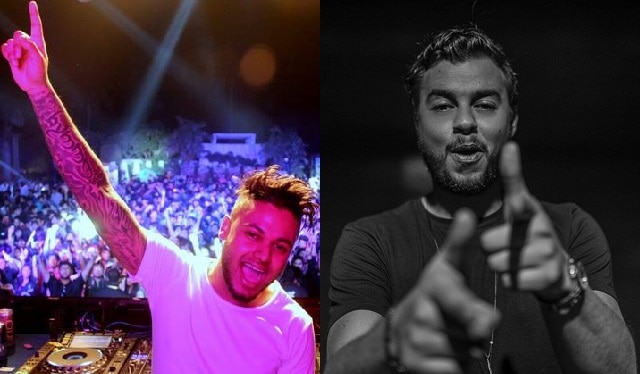 The DJs and producers Sandro Silva and Quintino